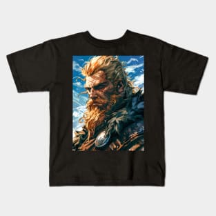 Saga of the Norse: Viking Exploration, Epic Tales, and Anime-Manga Heritage in Vinland Saga Art Kids T-Shirt